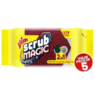 Vim Scrub Magic - Scrub Pads (Pack of 5)