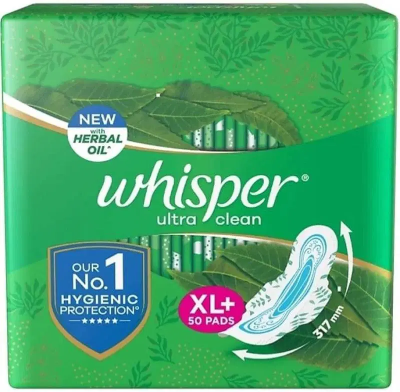 Whisper Ultra Clean Sanitary Pads XL