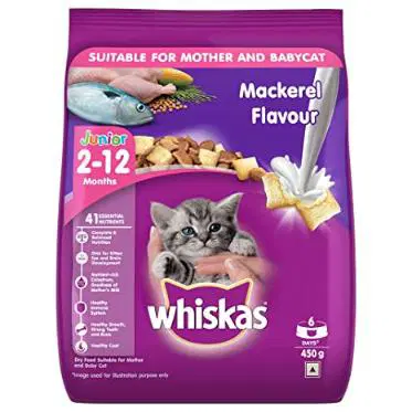 Whiskas Junior 2-12 Months Mackerel Flavour
