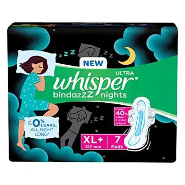 Whisper Ultra Bindazzz Nights Xl 7N