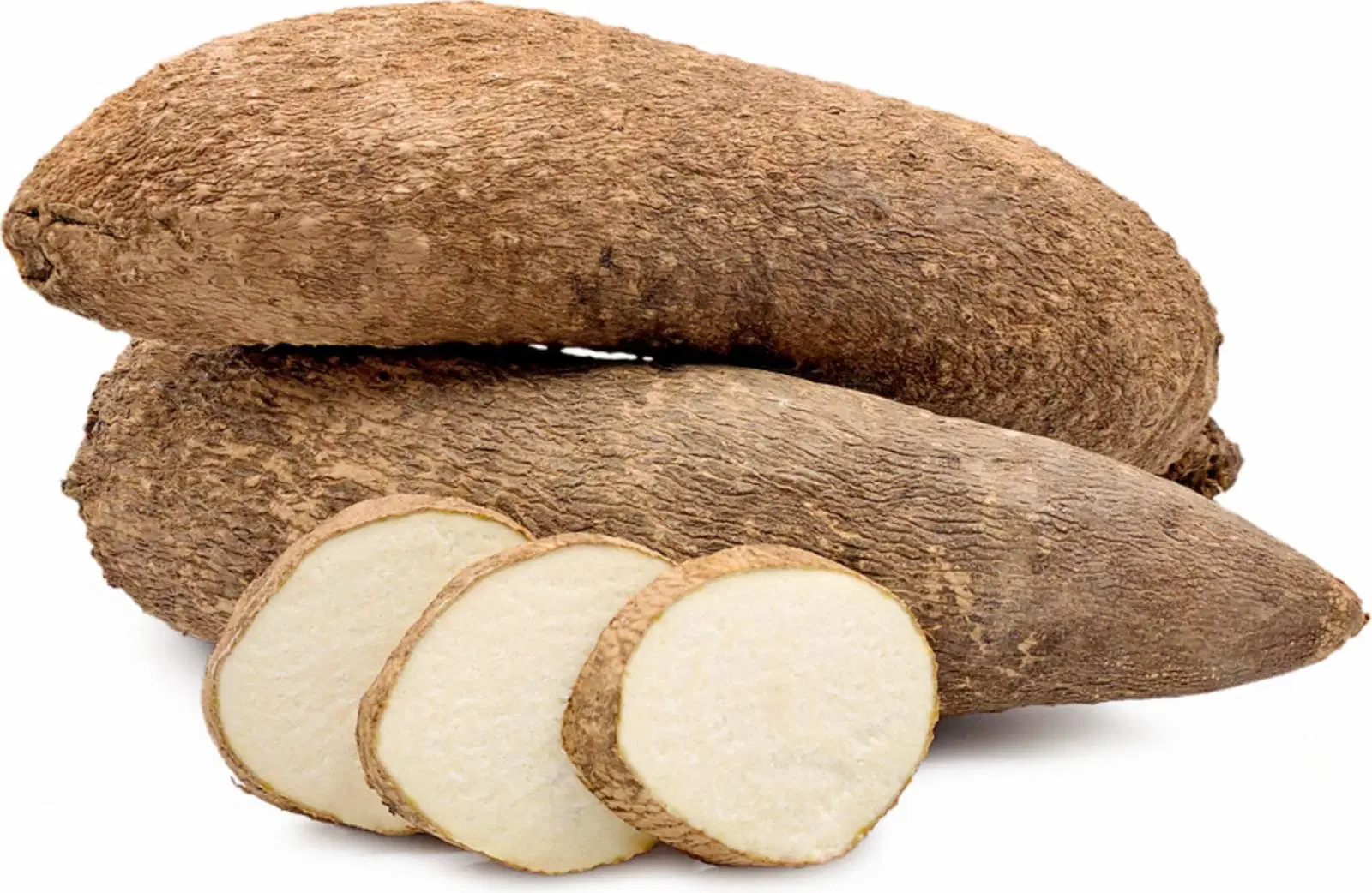 Yam Sliced