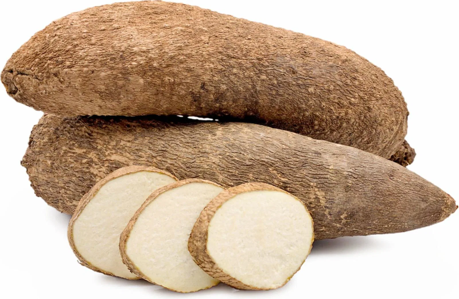 Yam Sliced
