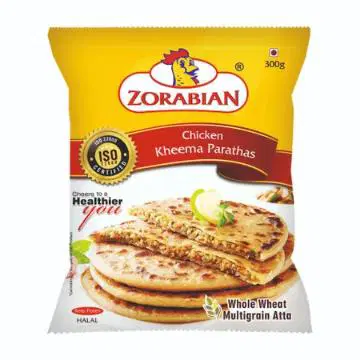 Zorabian Chicken Kheema Parathas