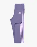 Adidas Girls Logo Print 3-Striped Tights – image 4