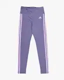 Adidas Girls Logo Print 3-Striped Tights – image 1