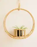 Ajaara Rattan Classic Hanging Planter – image 2