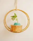 Ajaara Woven Wicker Hanging Planter – image 2