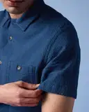 Andamen Men Resort Collar Textured Classic Shirt – image 4
