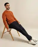 Andamen Regular Fit Crew-Neck Cotton T-Shirt – image 4