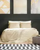 Bedlam Queen-Size Fitted Bedsheet with Pillow Covers & Sham Covers – image 1