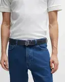 Boss Double B Monogram Italian Leather Belt – image 3