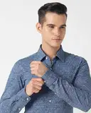 Boss Printed Performance-Stretchable Material Shirt – image 6