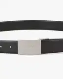 Boss Reversible Leather Belt with Embossed Buckle – image 3
