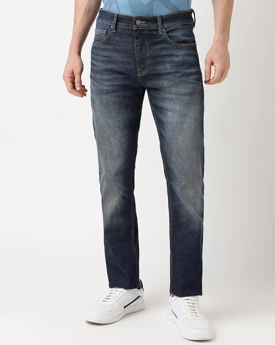 Boss Stretch Cotton Slim Fit Jeans