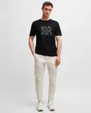 Boss Typographic Artwork Cotton-Jersey Regular-Fit T-Shirt – image 3