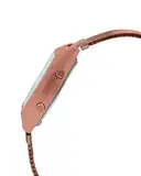 Casio Men D216 Vintage B640WMR-5ADF Rose Gold Digital Dial Rose Gold Stainless Steel Mesh Band – image 3
