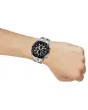 Casio Men ED369 EDifice EF-539D-1AVUDF Black Analog Dial Silver Stainless Steel Band Watch – image 5