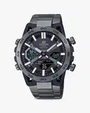 Casio Men ED565 EDifice ECB-2000DC-1ADF Black Ana-Digi Dial Gray Ip Stainless Steel Band Watch – image 1