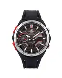 Casio Men ED591 EDifice ECB-2200P-1ADF Black Ana-Digi Dial Black Resin Strap Watch – image 1