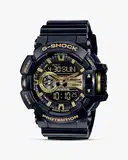 Casio Men G651 G-Shock GA-400GB-1A9DR Black-Gold Analog-Digital Dial Black Resin Strap Watch – image 1