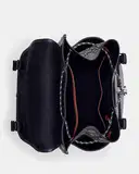 Coach League Flap Backpack In Signature Jacquard – image 4
