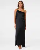 Forever New Women One-Shoulder Gown Dress – image 1