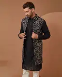 Kasbah Floral Embroidered Front-Open Jacket – image 3