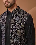 Kasbah Floral Embroidered Front-Open Jacket – image 4