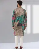Kasbah Men Embroidered Regular Fit Long Kurta – image 2