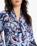 Kate Spade Autumn Paisley Tie-Neck Shirt – image 5