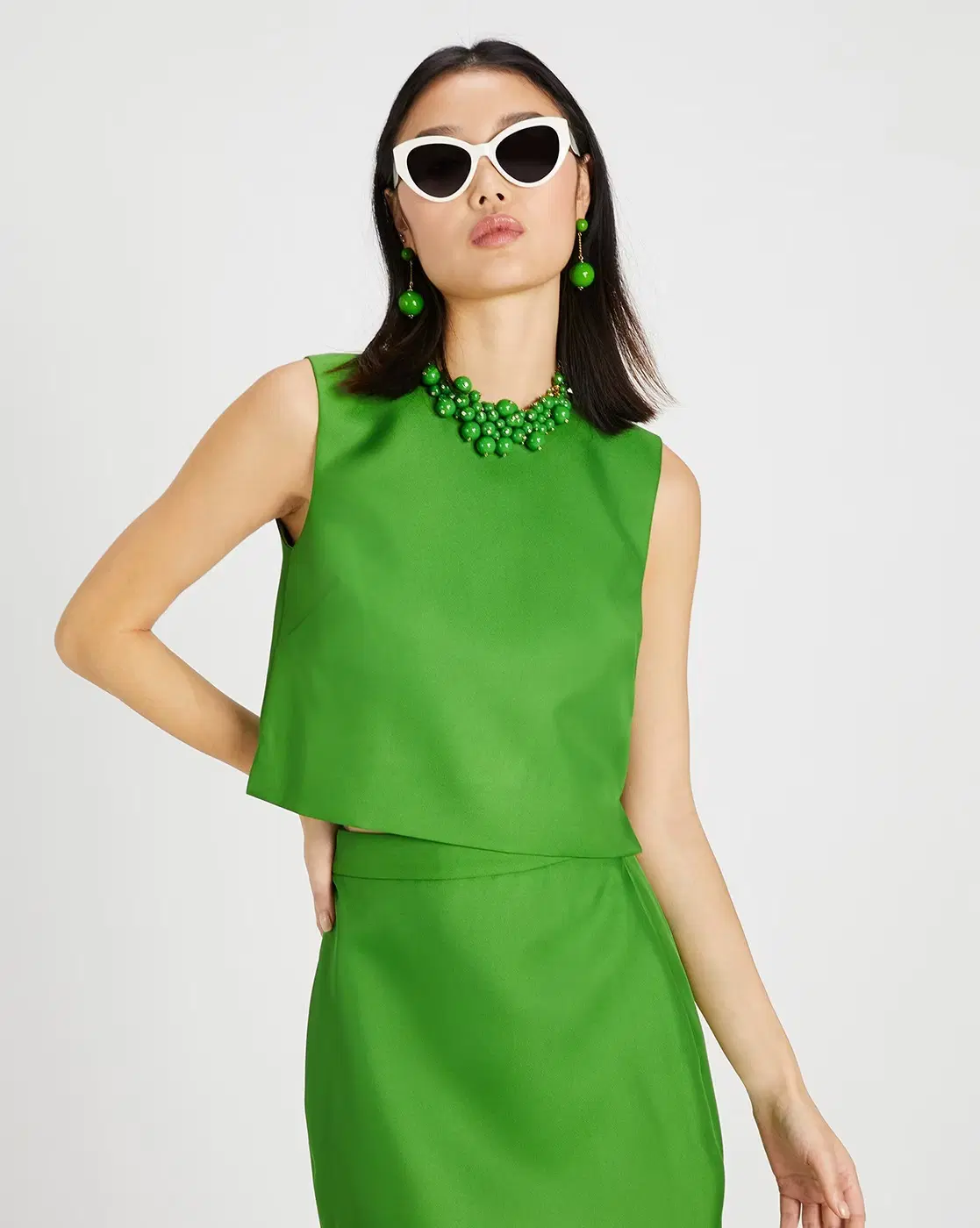 Kate Spade Duchess Satin Shell Top