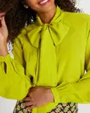 Kate Spade Tie-Neck Georgette Shirt – image 5