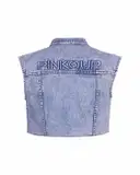 Pinko Blue Denim Crop Jacket – image 2