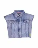 Pinko Blue Denim Crop Jacket – image 1