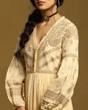Ritu Kumar Embellished Fit & Flare Dress – image 5