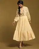 Ritu Kumar Embellished Fit & Flare Dress – image 1