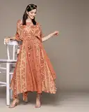 Ritu Kumar Floral Print Kaftan Dress – image 4