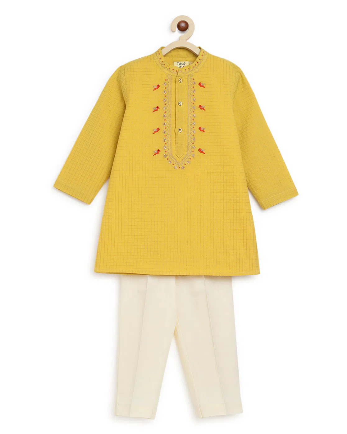 Tiber Taber Boys Embroidery Kurta Pyjamas Set