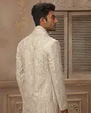 Vanshik Embroidery Sherwani Set with Dupatta – image 2