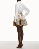 Zimmermann Cosmic Printed Skirt with Belt – image 2