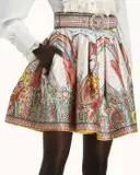Zimmermann Cosmic Printed Skirt with Belt – image 3