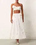 Zimmermann Matchmaker Rose A-Line Skirt – image 1