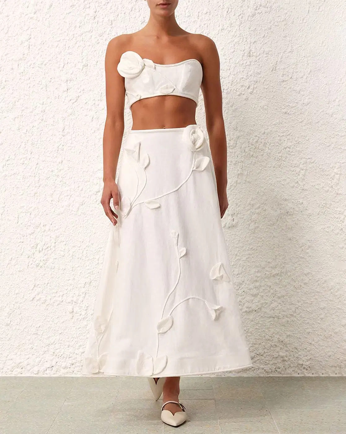 Zimmermann Matchmaker Rose A-Line Skirt