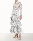 Zimmermann Pleated Tiered Skirt – image 2