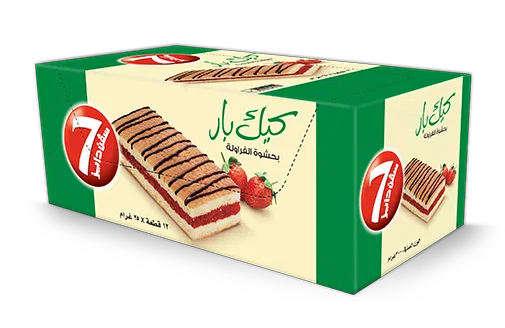 7 DAYS CAKE BAR STRAWBERRY