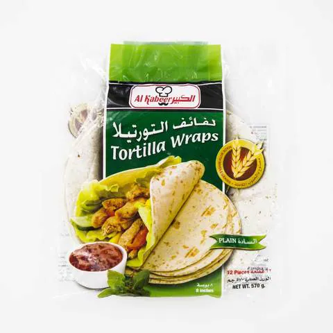 ALKABEER FROZEN TORTILLA WRAPS