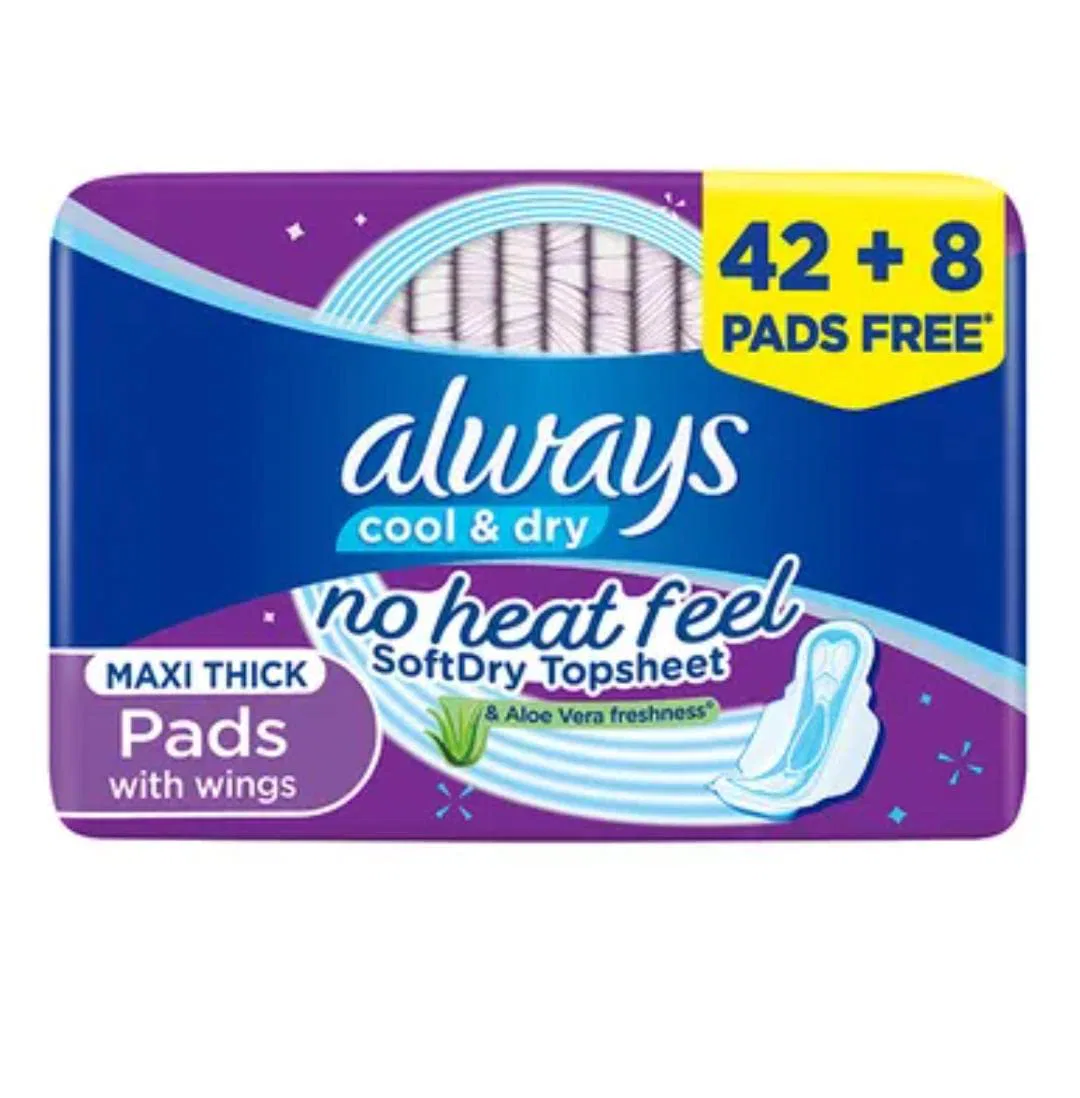 ALWAYS COOL & DRY LARGE Pads