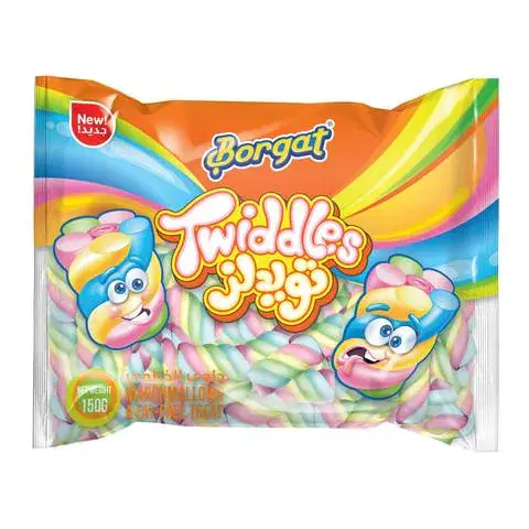 BORGAT TWIDDLE MARSHMALLOWS STRAWBERRY