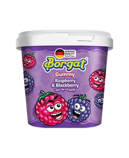 BORGAT GUMMY CANDY RASEBESSRY & BLACKBERRY