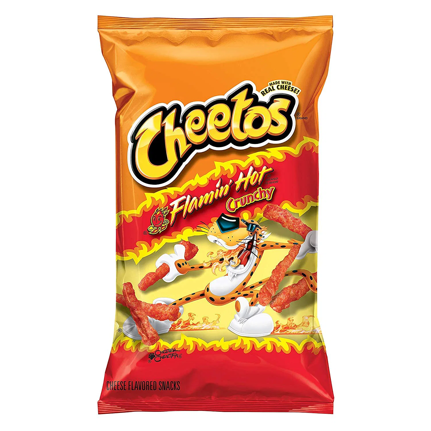 CHEETOS PUFFED CORN CRUNCHY FLAMIN HOT